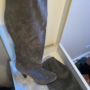 Michael Kors Grey Olivia Boot Size 7.5